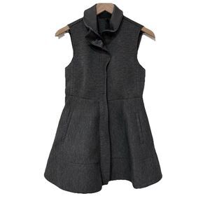 Donna Karan Women’s Full Zip Gray Vest US 8 SEE PICS